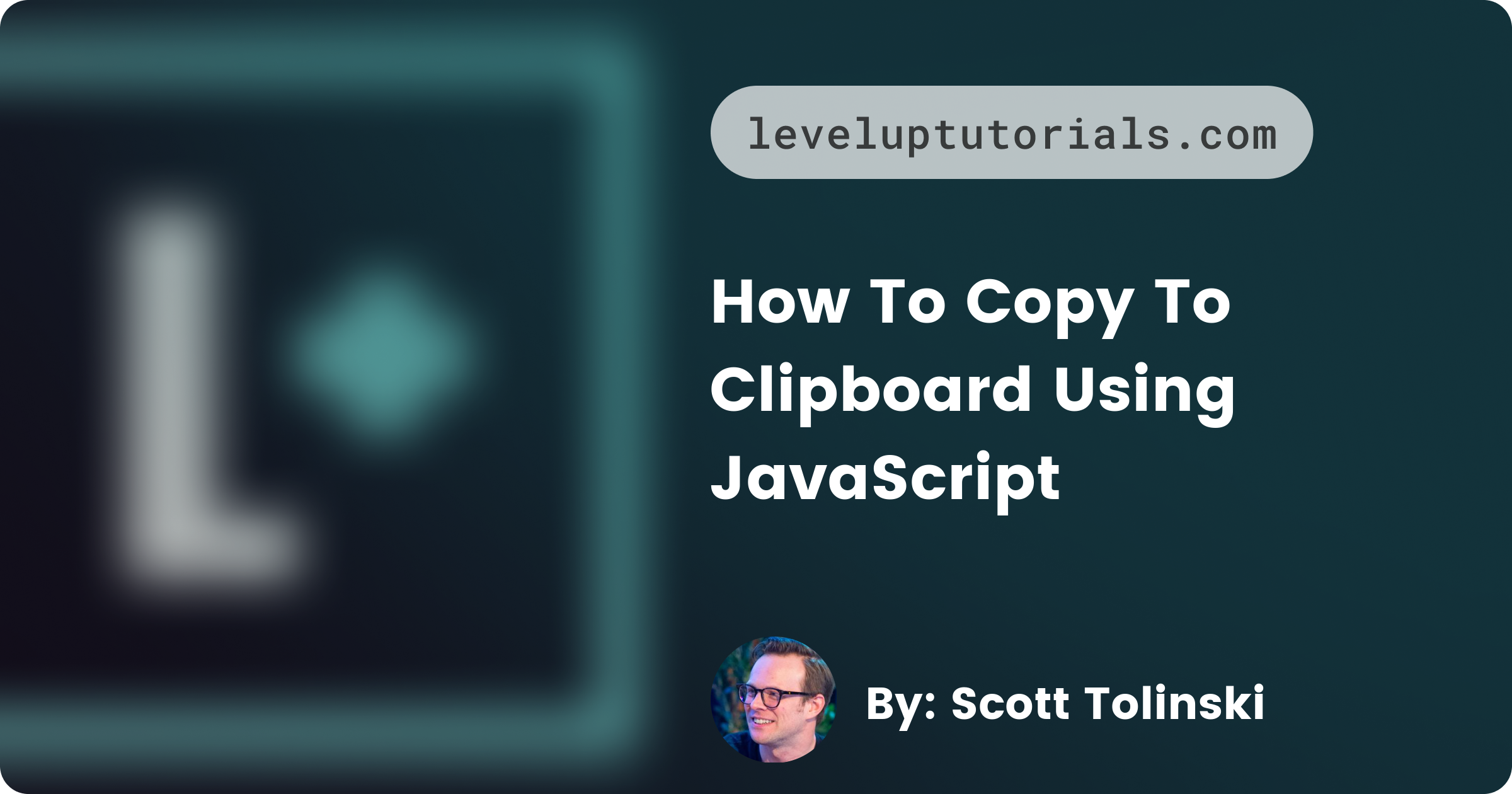 How To Copy To Clipboard Using JavaScript